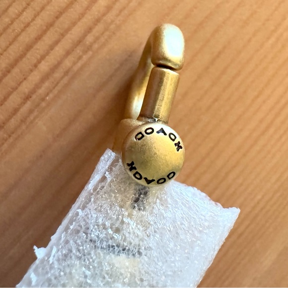 NWT Coach Essential Envelope Canvas Clutch Bag (Salt Canvas Burned Amber) - Picture 13 of 15